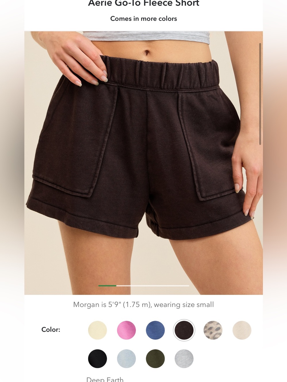 Aerie Go to fleece Shorts